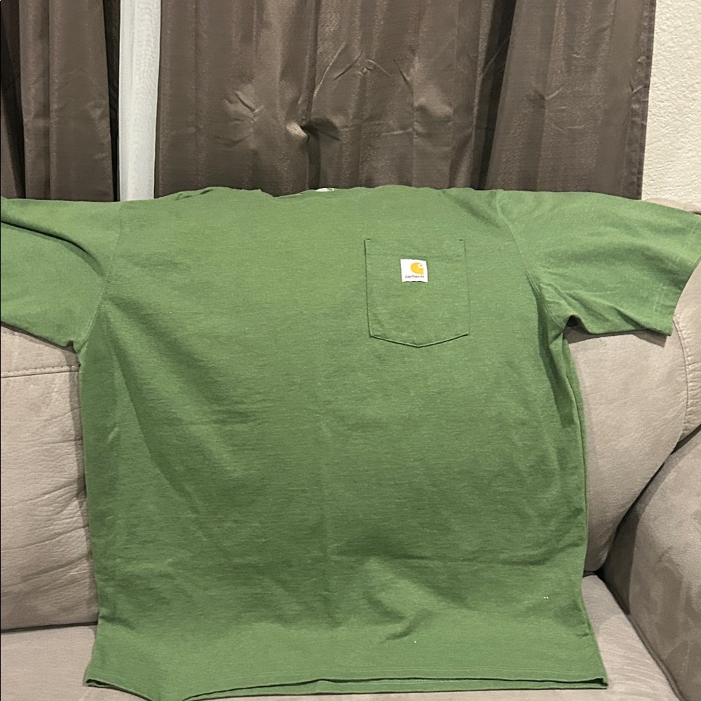 Carhartt Olive Green Pocket Tee